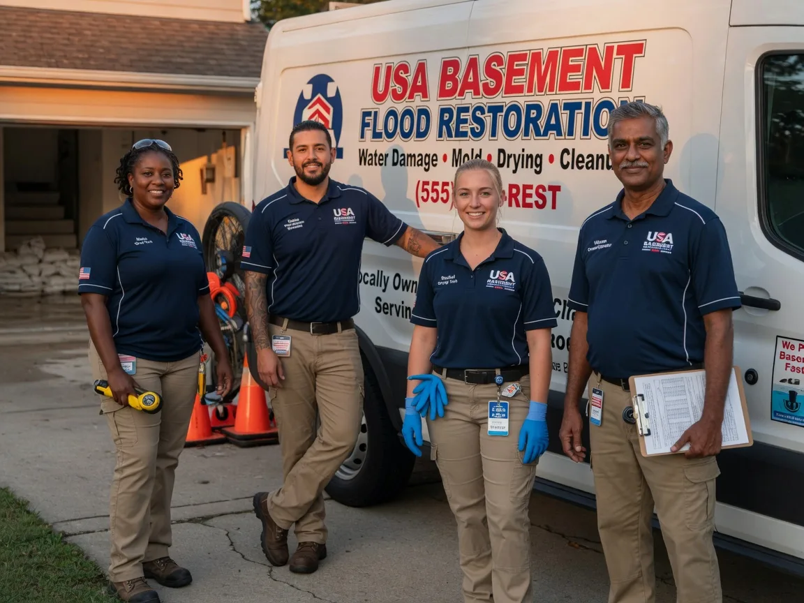 Basement Flood Cleanup company in Leslie, MI