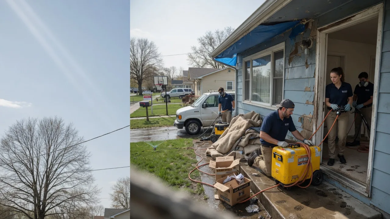 Basement Flood Cleanup in Leslie, MI near me